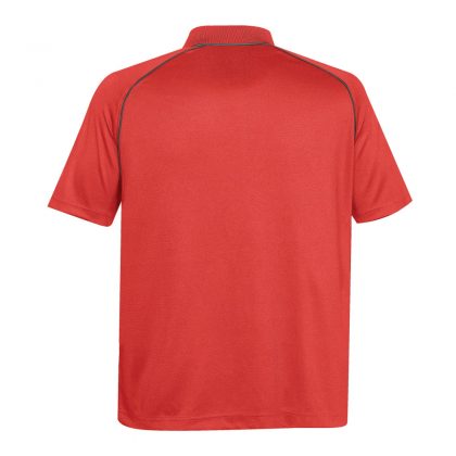 Męska Koszulka Polo Stormtech Tritium Performance GPX-4 - Czerwony / Karbonowy sklep BHP