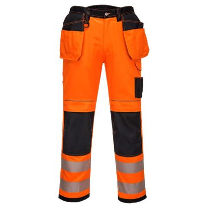 Pomarańczowe Ostrzegawcze Spodnie Portwest Vision T501 - EN20471 RIS-3279-TOM sklep BHP