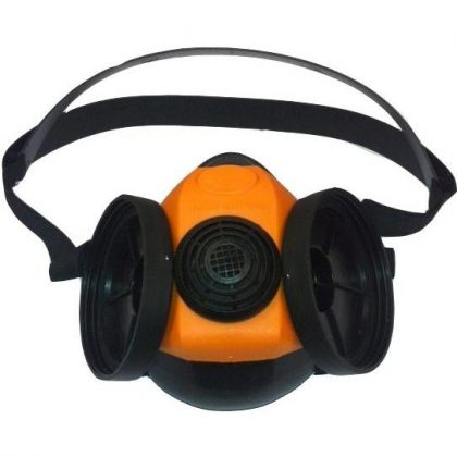 Pomarańczowa maska ​​na połowę twarzy Climax 756 - nie zawiera filtra - UNE - EN 140: 141 1992 - Posiada znak CE sklep BHP