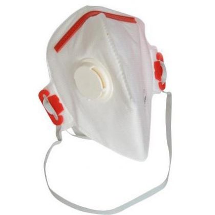 Płaska jednorazowa maska ochronna z zaworem wentylacyjnym FFP3 - FFP3 -EN149: 2001 + A1: 2009 sklep BHP