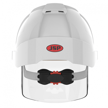 JSP -  Biały nowy kask ochronny EVO VISTAshield - EN397 - wentylowany sklep BHP