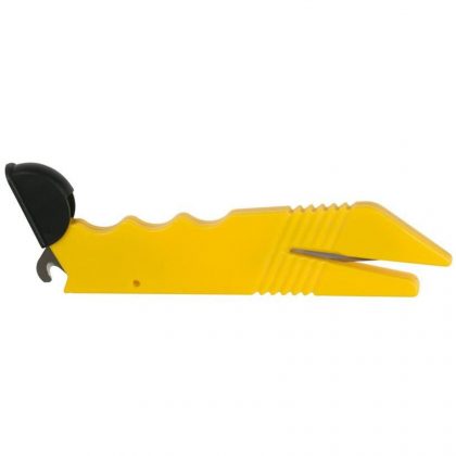 Nożyce bezpieczne posiadające haczyk - żółte - PSC-2-HOOK-END