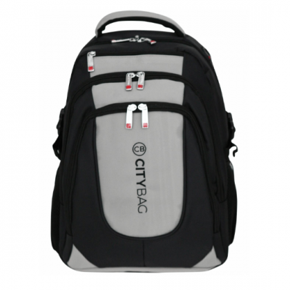 Plecak koloru szarego z kieszenią na laptopa - wodoodporny - 20 x 45 x 20cm - BB801-BG sklep BHP