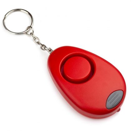 Czerwony alarm osobisty w postaci breloka do kluczy - 130dB - AL00034