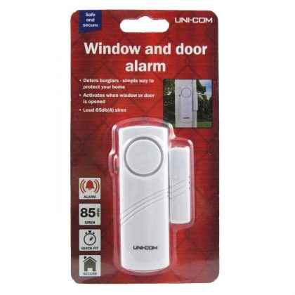Alarm na okna i drzwi - bez baterii - szerokość 3 cm x wysokość 9,2 cm x głębokość 2 cm