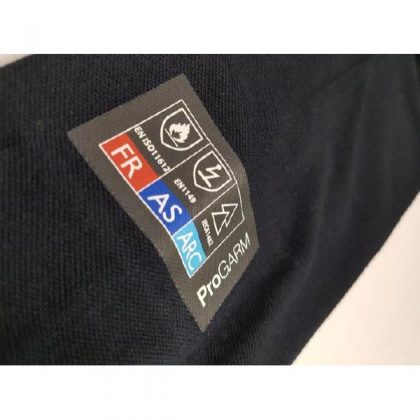 Damska koszulka ProGarm polo z długimi rękawami ARC - EN ISO 11612: 2015 A1 B1 C1 EN 1149-5: 2008 i IEC 61482: 2009 Klasa 1 4kA 7cal / cm2