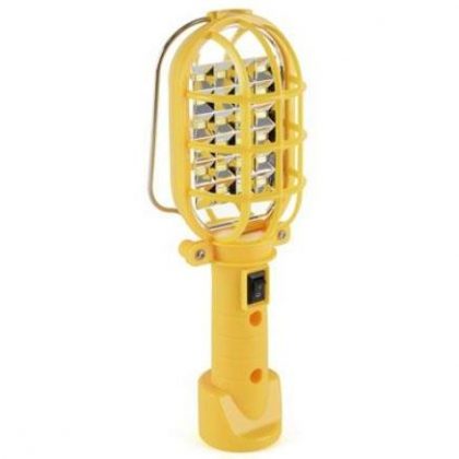 Żółta latarka LED Superbright - Wymaga 3 baterii AA (brak w zestawie) - 5052337009930