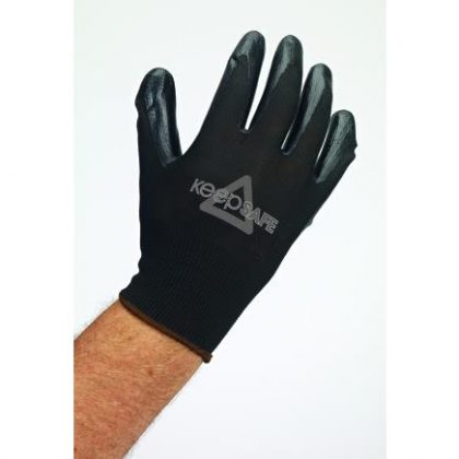 Rękawice bezpieczeństwa z dzianiny nitrylowej - EN388 (4121)