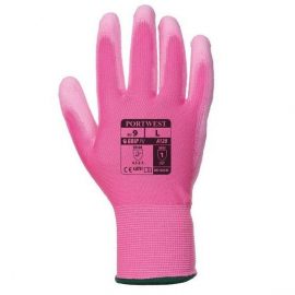 Różowe rękawice ochronne damskie Palm - EN 388 2016 - A120P9R