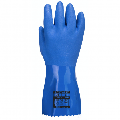 Rękawice ochronne przed chemią PVC A881 - EN 374 EN 388 EN 420