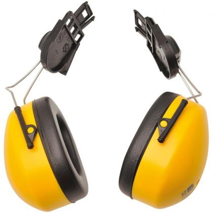 Żółte nakładane ochraniacze uszu - EN352-3 - SNR 23 dB - PW42YER