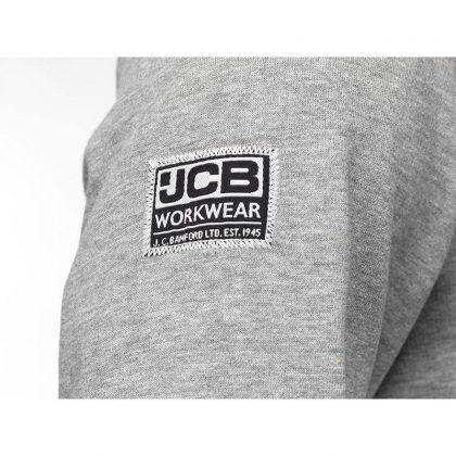 JCB - Szara bluza z długim rękawem - 300gsm